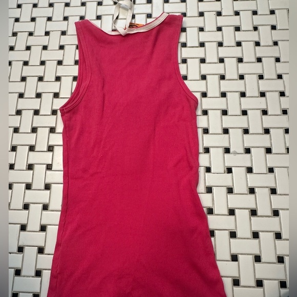 Tory Burch Pink Embellished Sleeveless Tank Top - Picture 3 of 6